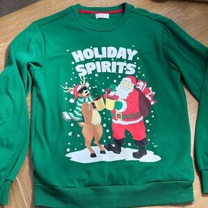Green Holiday Spirits Sweatshirt
